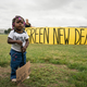 Tatiana Llosa, age 1, protests outside the White House in Washington, DC, September 13, 2019.